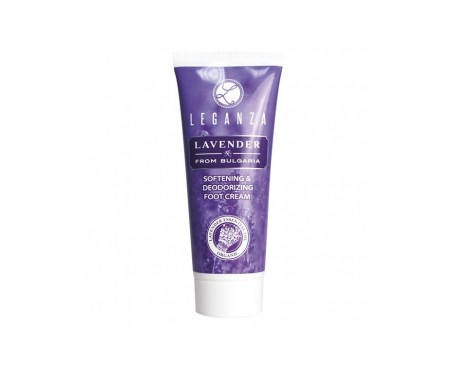 Leganza Crema suavizante y desodorante para pies con aceite esencial de lavanda búlgara 75 ml Leganza Crema suavizante y desodorante para pies con aceite esencial de lavanda búlgara 75 ml