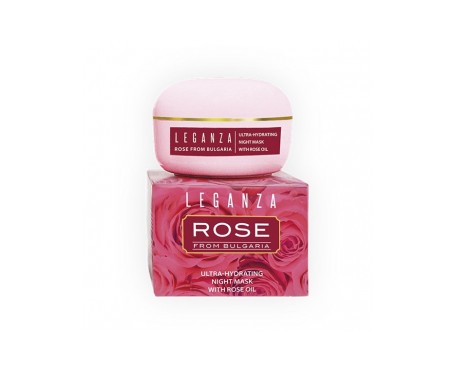 Leganza maschera facciale con olio essenziale rosa Bulgaria 45ml Leganza maschera facciale con olio essenziale rosa Bulgaria 45ml