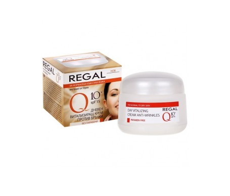 Regal Q10+ Revitalizing Anti-Wrinkle Day Cream Normal A Dry Skin 15+ 45 ml Regal Q10+ Revitalizing Anti-Wrinkle Day Cream Normal A Dry Skin 15+ 45 ml