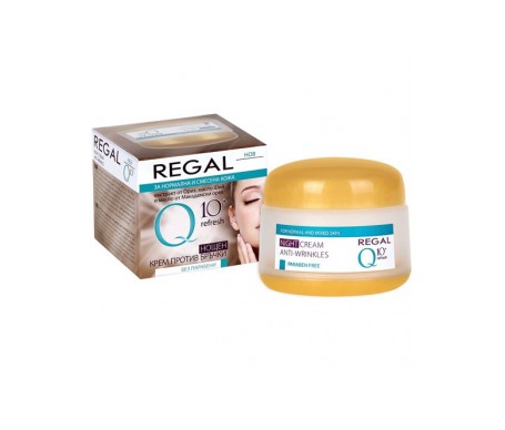 Regal Q10+ Crema Noche Antiarrugas Piel Normal Y Mixta 50 ml Regal Q10+ Crema Noche Antiarrugas Piel Normal Y Mixta 50 ml