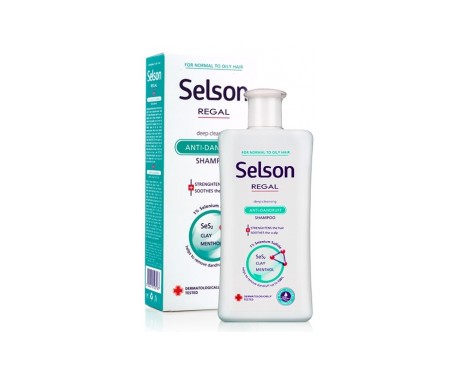 Regal Selson Champú anticaspa limpieza profunda para cabello normal y graso 200ml Regal Selson Champú anticaspa limpieza profunda para cabello normal y graso 200ml
