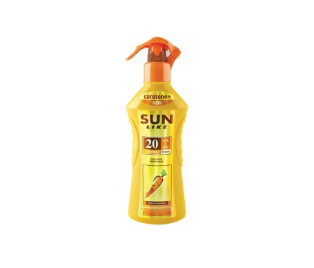 Sunlike Leche Protector Solar SPF20+ Zanahoria Pulverizador 200ml Sunlike Leche Protector Solar SPF20+ Zanahoria Pulverizador 200ml