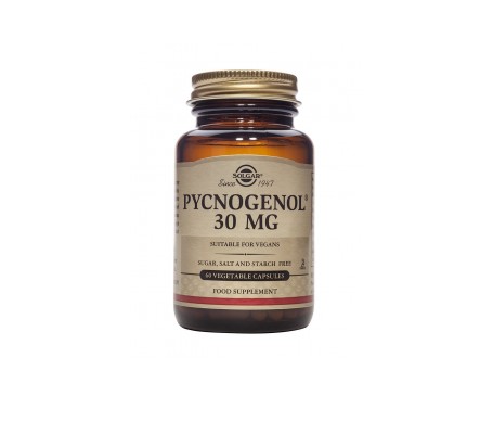Solgar Pycnogenol Capsulas 30mg 60cap Solgar Pycnogenol Capsulas 30mg 60cap
