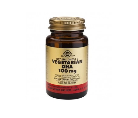 Solgar Dha Vegetariano 100 Mg 30 Cap Solgar Dha Vegetariano 100 Mg 30 Cap