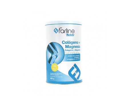 Farline colágeno + Magnesio + Ac. Hialurónico sabor limón 400g Farline colágeno + Magnesio + Ac. Hialurónico sabor limón 400g