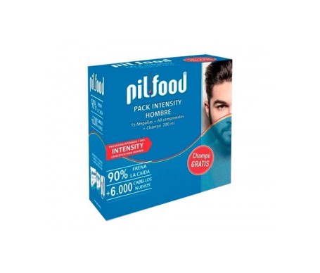 Pilfood Pack Intensity Hombre 15 Ampollas + 60 Comprimidos + Cha Pilfood Pack Intensity Hombre 15 Ampollas + 60 Comprimidos + Cha