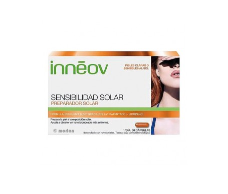 Inneov Sensibilidad Solar Preparador Solar 30 Caps + 30 Caps