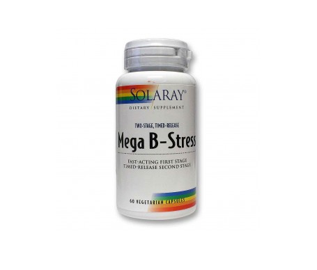 Solaray Mega B Stress 60 Cáps Solaray Mega B Stress 60 Cáps