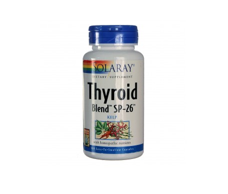 Solaray Thyroid Blend Kelp 500mg 100 Cáps Solaray Thyroid Blend Kelp 500mg 100 Cáps