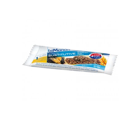 biManán® Sustitutive cereales pepitas de chocolate 1 barrita biManán® Sustitutive cereales pepitas de chocolate 1 barrita