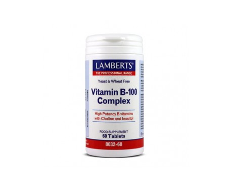 Lamberts Vit B 100 Complex 60 Comp Lamberts Vit B 100 Complex 60 Comp