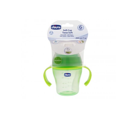 Chicco Taza Suave Verde 200ml 6m+ Chicco Taza Suave Verde 200ml 6m+