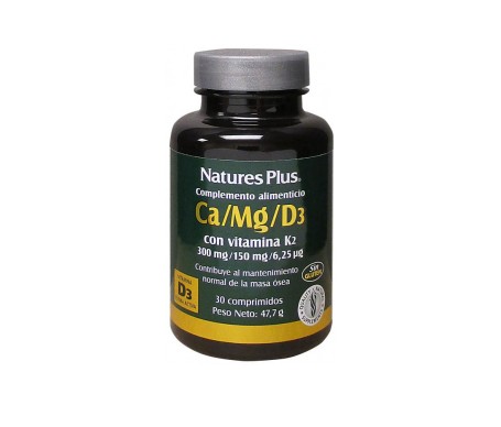 Nature's Plus Ca/mag/d3+k2 30 Comp Nature's Plus Ca/mag/d3+k2 30 Comp
