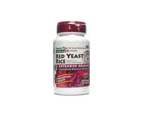 Natures's Plus Levadura Arroz Rojo 30 Comp Natures's Plus Levadura Arroz Rojo 30 Comp