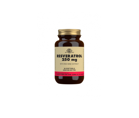 Solgar Resveratrol 250 Mg 30 Capsulas Solgar Resveratrol 250 Mg 30 Capsulas