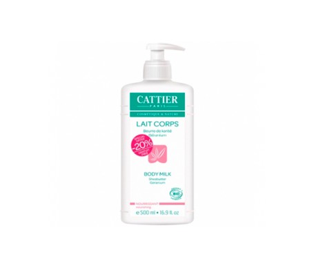 Cattier Leche Hidratante Corporal Karite Geranio 500ml Cattier Leche Hidratante Corporal Karite Geranio 500ml