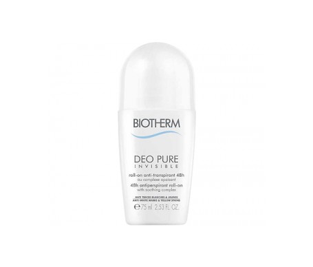 Biotherm Desodorante Pure Invisible Roll-on 75ml Biotherm Desodorante Pure Invisible Roll-on 75ml