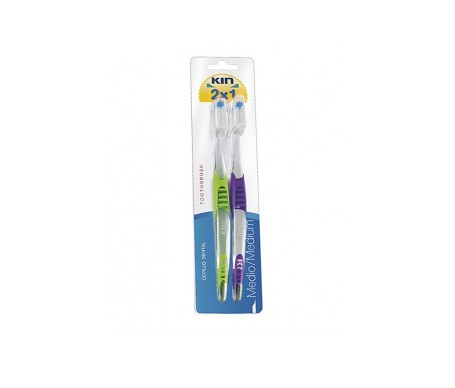 Kin Cepillo Dental Medio 2x1 Kin Cepillo Dental Medio 2x1