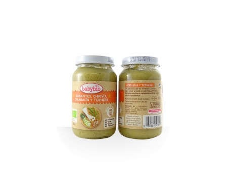 Babybio Tarrito Ecológico De Guisantes, Chirivía, Calabacín Babybio Tarrito Ecológico De Guisantes, Chirivía, Calabacín