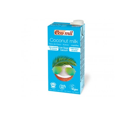 Ecomil Bebida Ecológica De Coco Con Calcio Baja En Azúcar 1 L Ecomil Bebida Ecológica De Coco Con Calcio Baja En Azúcar 1 L