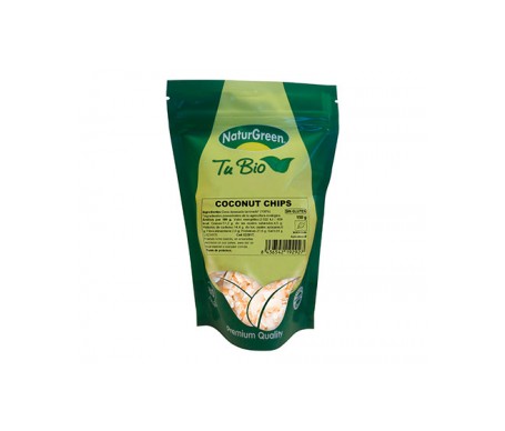 Naturgreen Chips Ecológicos De Coco 150 G Naturgreen Chips Ecológicos De Coco 150 G