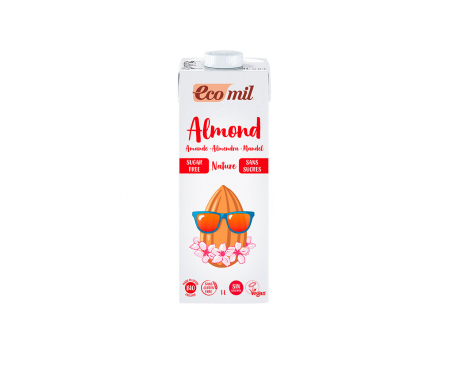 Ecomil Leche Ecológica De Almendra Natural 1l Ecomil Leche Ecológica De Almendra Natural 1l