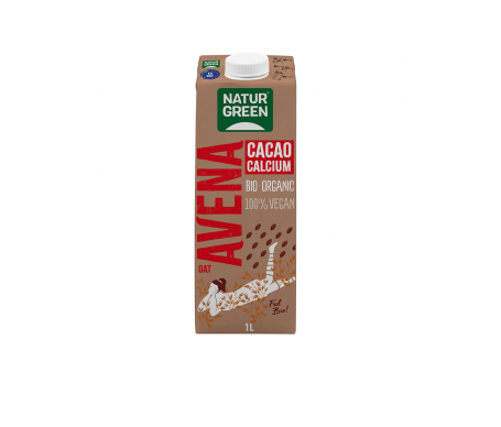 Naturgreen Bebida Ecológica De Avena Y Cacao Con Calcio 1l Naturgreen Bebida Ecológica De Avena Y Cacao Con Calcio 1l