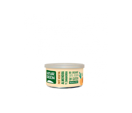 Naturgreen Paté Ecológico De Almendra Y Zanahoria 125 G Naturgreen Paté Ecológico De Almendra Y Zanahoria 125 G