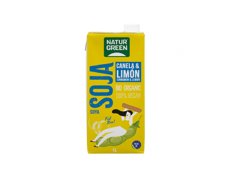 Naturgreen Bebida Ecológica De Soja Con Canela Y Limón 1l Naturgreen Bebida Ecológica De Soja Con Canela Y Limón 1l