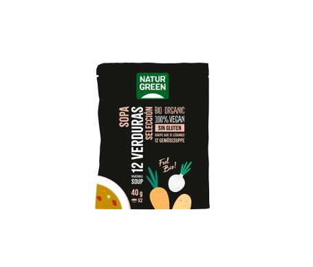 Naturgreen Sopa Ecológica Selección De 12 Verduras 40 G Naturgreen Sopa Ecológica Selección De 12 Verduras 40 G