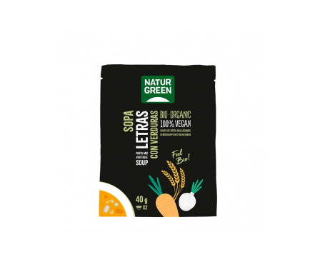 Naturgreen Sopa Ecológica De Letras Con Verduras 40 G Naturgreen Sopa Ecológica De Letras Con Verduras 40 G
