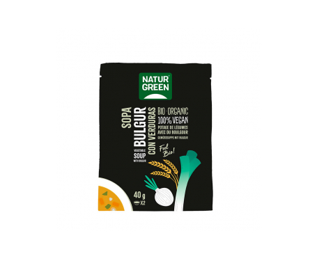 Naturgreen Sopa Ecológica Bulgur Con Verduras 40 G Naturgreen Sopa Ecológica Bulgur Con Verduras 40 G