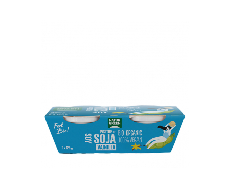 Naturgreen Postre Ecológico De Soja Y Vainilla (2x125 G) Naturgreen Postre Ecológico De Soja Y Vainilla (2x125 G)