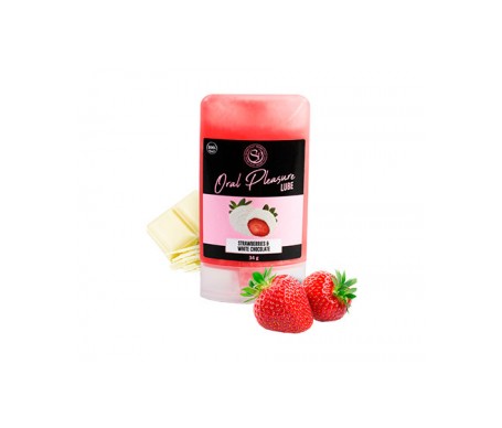Secret Play Lubricante Comestible Chocolate Blanco Con Fresas 50ml Secret Play Lubricante Comestible Chocolate Blanco Con Fresas 50ml