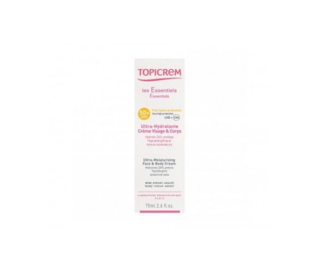 Topicrem Ultrahidratante Cara/cuerpo Spf50+ 75ml Topicrem Ultrahidratante Cara/cuerpo Spf50+ 75ml