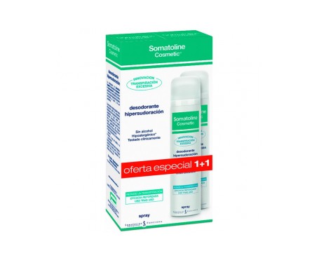 Somatoline Cosmetic Desodorante Hipersudoración Spray 125ml 2 U Somatoline Cosmetic Desodorante Hipersudoración Spray 125ml 2 U