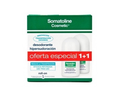 Somatoline Cosmetic Desodorante Hipersudoración Roll 40ml 2 Uds Somatoline Cosmetic Desodorante Hipersudoración Roll 40ml 2 Uds