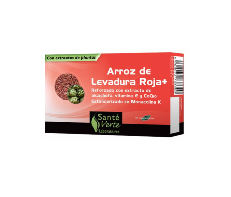 Sante Verte Levadura Arroz Rojo 30 Comp Sante Verte Levadura Arroz Rojo 30 Comp