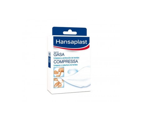 Hansaplast Gasas Estériles Tejido Suave 10uds. Hansaplast Gasas Estériles Tejido Suave 10uds.
