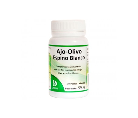 Dimefar Ajo+Olivo+Espino 90 Perlas Dimefar Ajo+Olivo+Espino 90 Perlas
