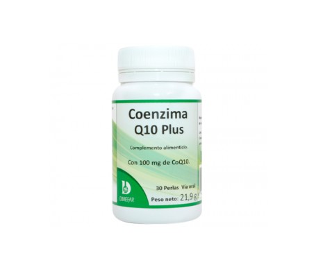Dimefar Coenzima Q 10 Plus 30 Perlas Dimefar Coenzima Q 10 Plus 30 Perlas
