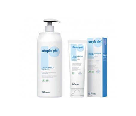 Atopic Piel Pack Gel Baño 750ml + Crema Corporal Extreme 50ml Atopic Piel Pack Gel Baño 750ml + Crema Corporal Extreme 50ml