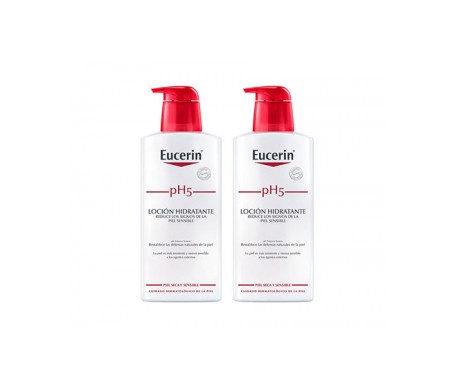 Eucerin Duplo pH5 Loción Intensiva piel Sensible 2x400ml Eucerin Duplo pH5 Loción Intensiva piel Sensible 2x400ml