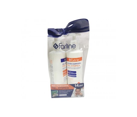 Farline Pack Piel Atópica Gel 500ml + Loción 500ml Farline Pack Piel Atópica Gel 500ml + Loción 500ml