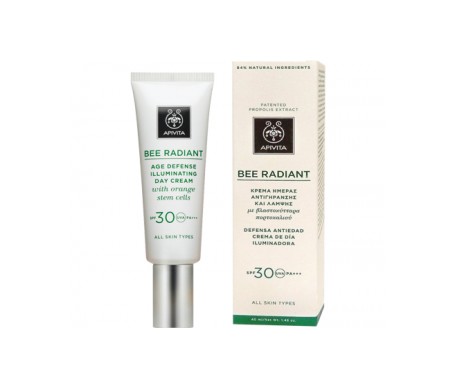 Apivita Bee Radiant crema de día iluminadora SPF30 40ml Apivita Bee Radiant crema de día iluminadora SPF30 40ml