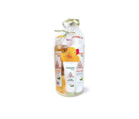 Babaria Baby Champú Aloe + Jabón líquido Suave 600ml + Colonia 250ml Babaria Baby Champú Aloe + Jabón líquido Suave 600ml + Colonia 250ml