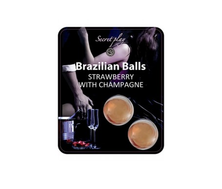 Secret Play Set 2 Brazilian Balls Aroma Fresa Cava 8 Gr Secret Play Set 2 Brazilian Balls Aroma Fresa Cava 8 Gr