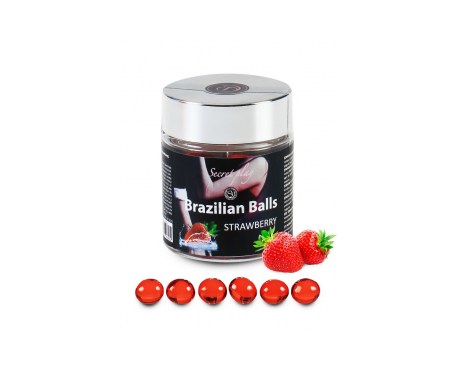 Secret Play Tarro 6 Brazilian Balls Aroma Fresa 48 Gr Secret Play Tarro 6 Brazilian Balls Aroma Fresa 48 Gr