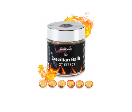 Secret Play Tarro 6 Brazilian Balls Efecto Calor 48 Gr Secret Play Tarro 6 Brazilian Balls Efecto Calor 48 Gr